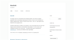 Desktop Screenshot of edushift.de