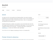 Tablet Screenshot of edushift.de